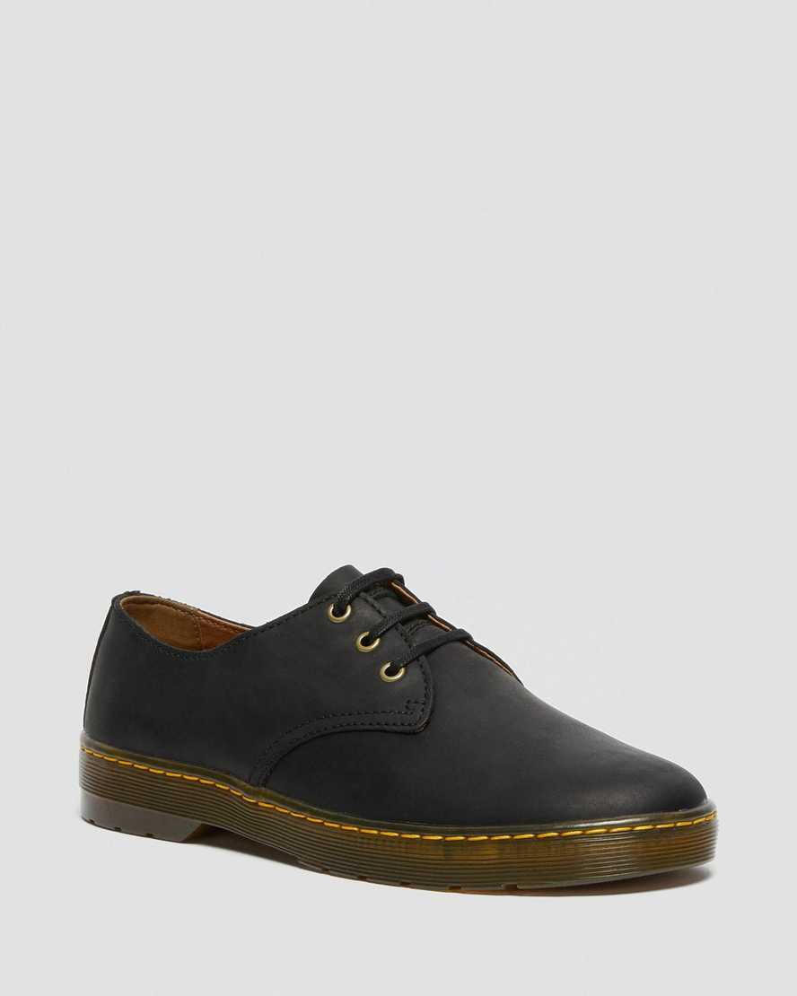 Dr. Martens Coronado Wyoming Deri Erkek Casual Ayakkabı - Ayakkabı Siyah |ERQPG7620|